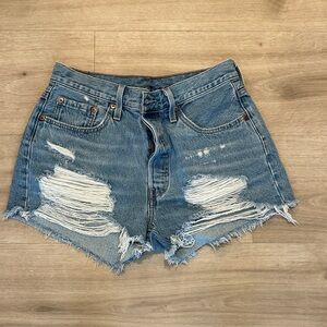 Levi’s Cut Off Denim Shorts